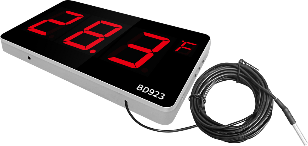 BD923 Large Display Commercial Thermometer with Waterproof Probe