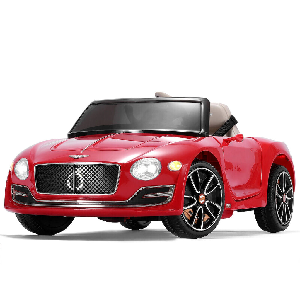 Bentley Style 12V Electric Ride-On Car with Remote Control and LED Lights for Kids