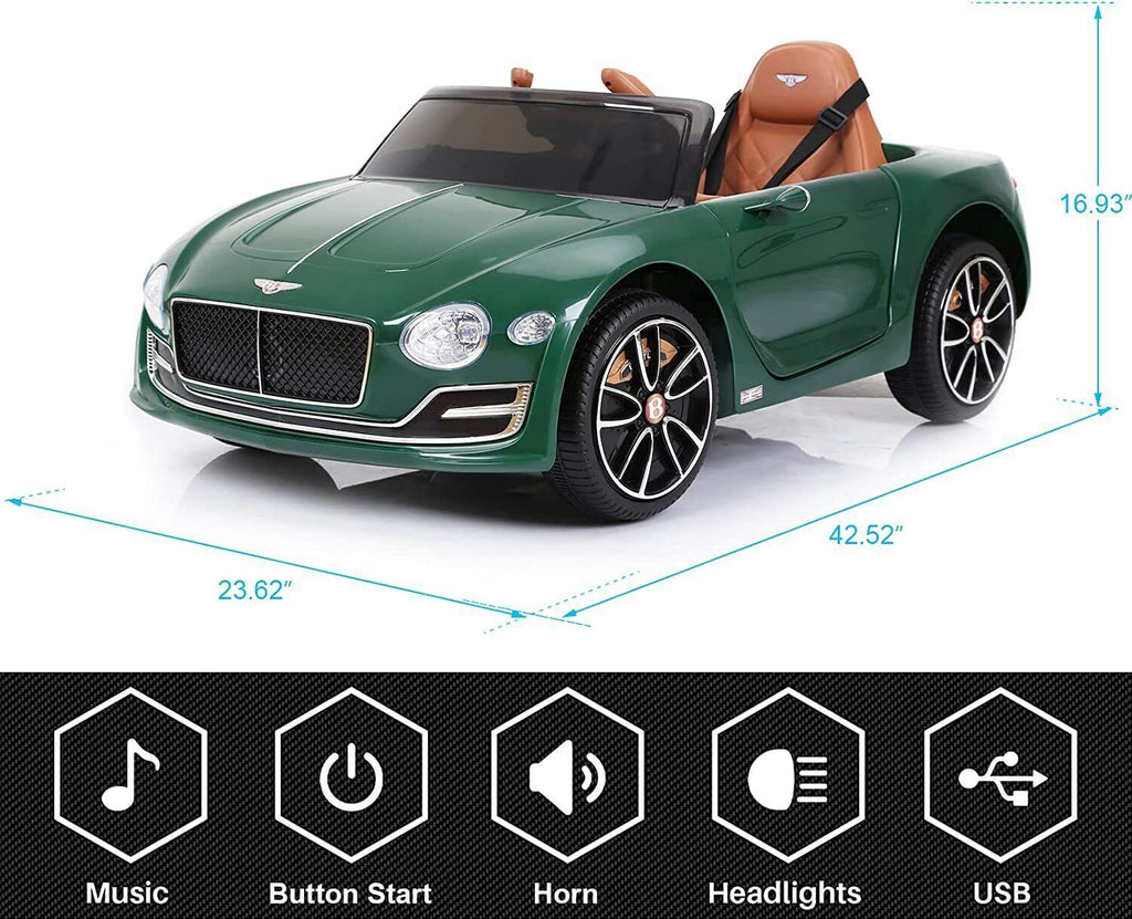 Bentley Style Kids Electric Ride On Car with Remote Control - Perfect Gift for Children