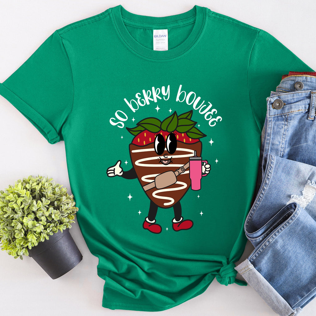 So Berry Boujee Chocolate Strawberry Bougie Valentines Day Edition Limited Graphic Tee