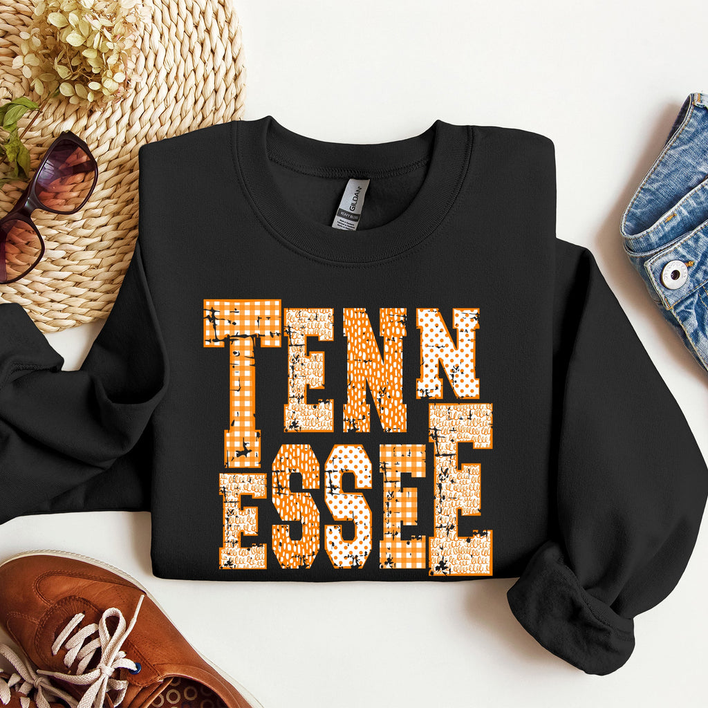 Tennessee Spirit Volunteers Smokey Vols Graphic Heritage Edition Vintage Inspired Soft Fleece Sweatshirt