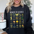 Women In Science STEM Teacher Empowerment Graphic Sweatshirt For Classroom Inspiration