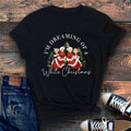 I'm Dreaming Of A White Christmas Movie Classic Musical Film Theme Vintage Inspired Graphic Tee