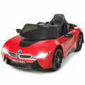 BMW I8 Electric Ride-On Car for Kids with MP3 and Remote Control - Red
