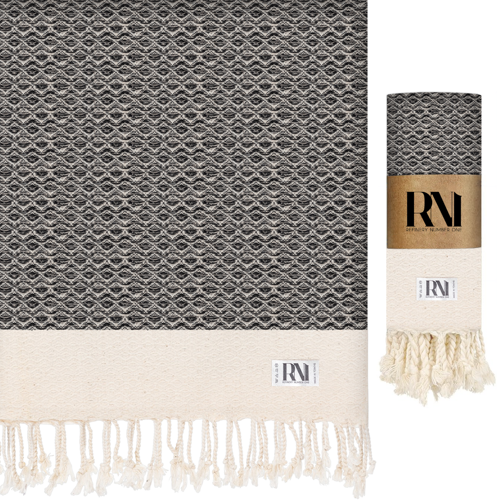 Boho Diamond Turkish Peshtemal Beach Bath Gym Yoga Luxe Soft Weave Turkish Towel