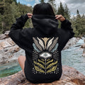 Mystical Floral Vintage Garden Mandala Dreamscape Ethereal Nightfall Edition Hoodie