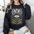Mystical Floral Vintage Cozy Garden Print Ethereal Botanical Artwork Collection Sweatshirt