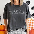 Six Dancing Skeletons Comfort Colors Tee