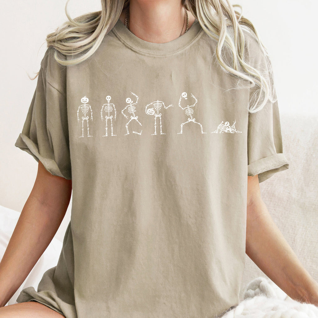 Six Dancing Skeletons Comfort Colors Tee