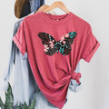 Floral Butterfly Comfort Colors Tee