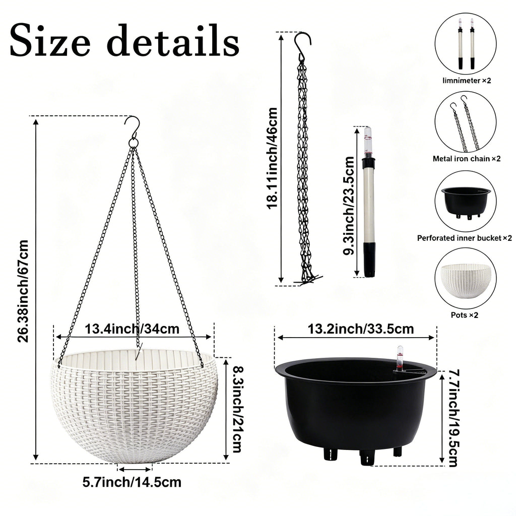 Self Watering Hanging Planter