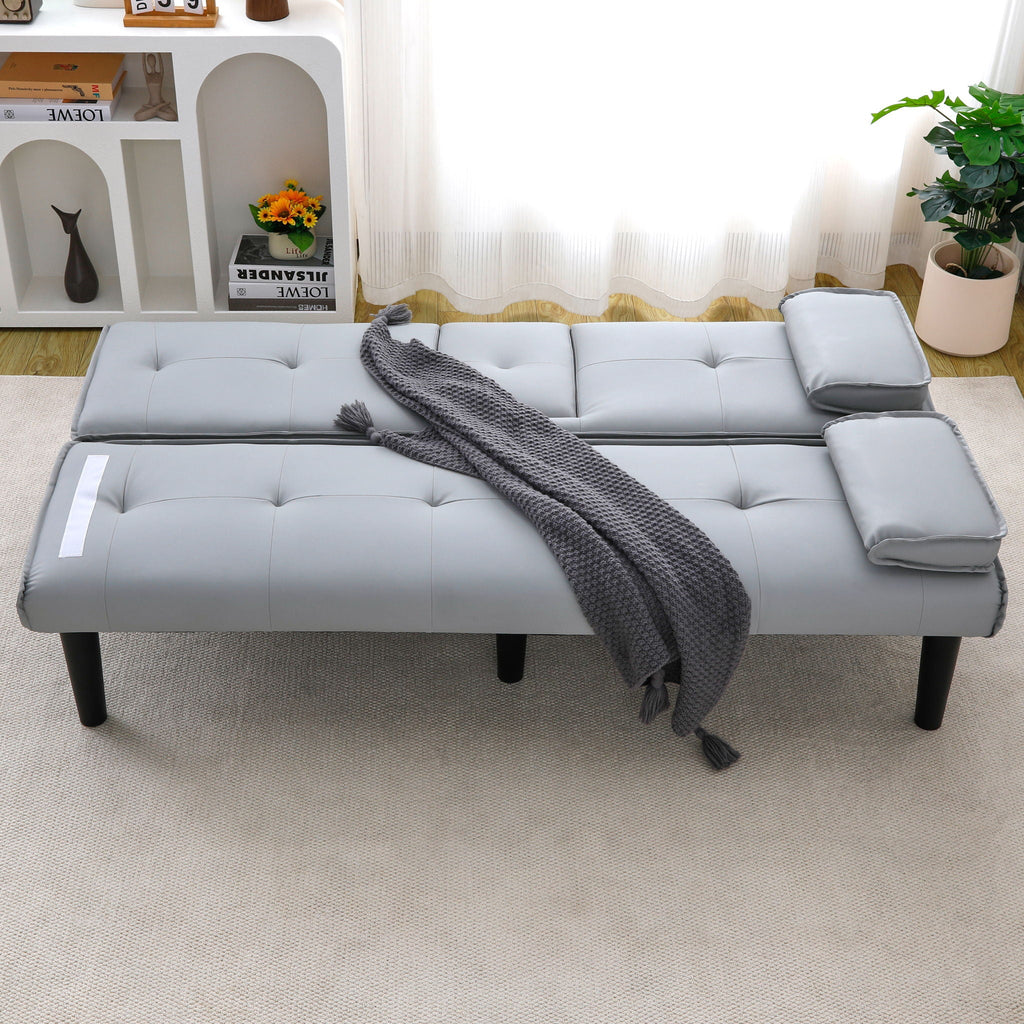 Sofa Bed With Foldable Design And Cup Holder