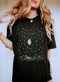 Moon, Stars and Mountains Celestial Comfort Colors Tee