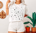 Star Pattern Celestial Night Sky Stars And Constellations Design Comfort Colors Tee