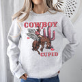 Cowboy Cupid Western Horse Romance Valentines Day Celebration Cozy Warm Sweatshirt