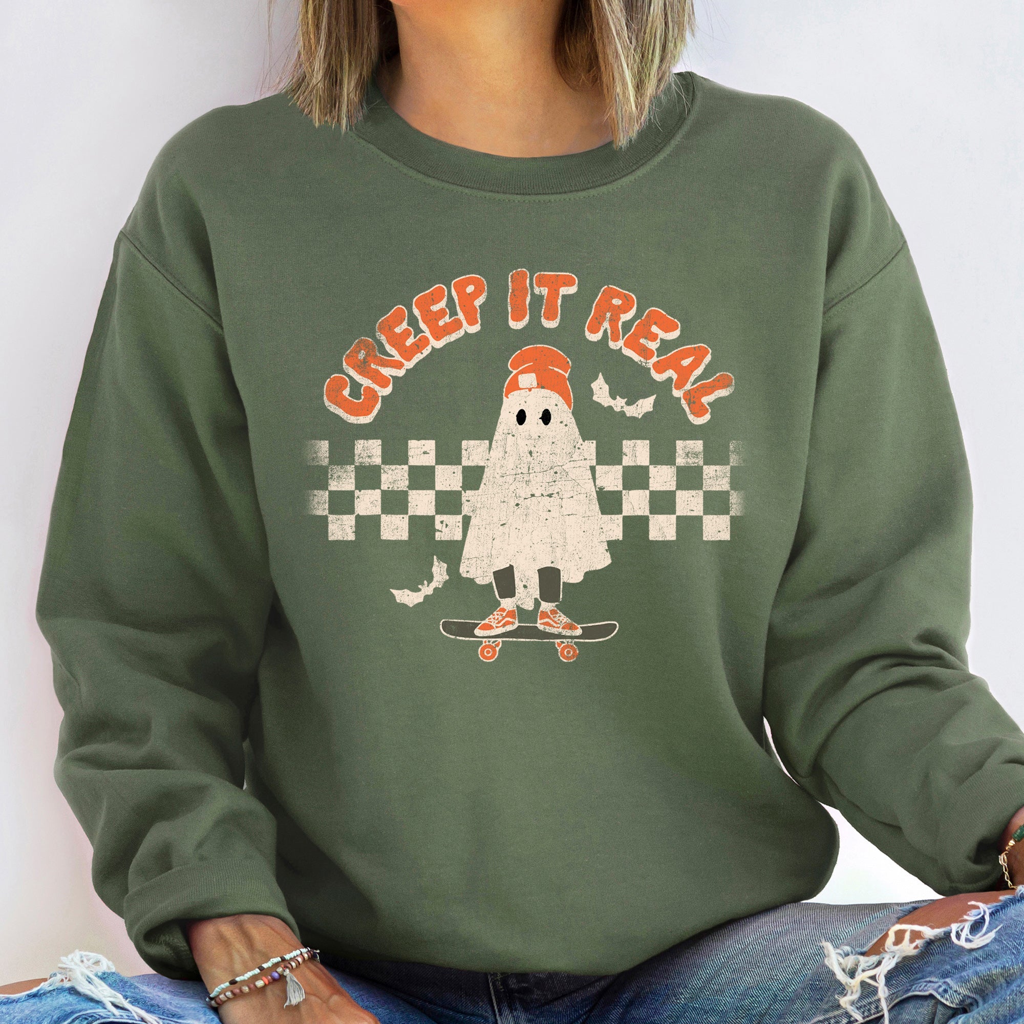 Creep It Real Halloween Sweatshirt