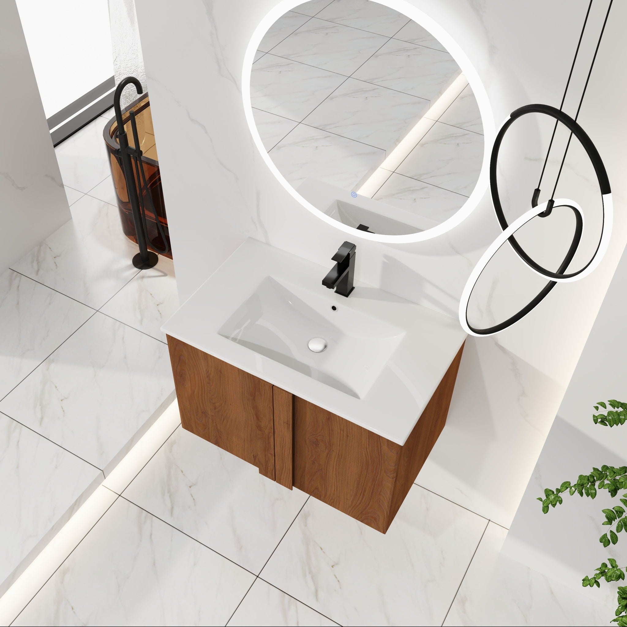 Floating Bathroom Vanity With Sink Combo