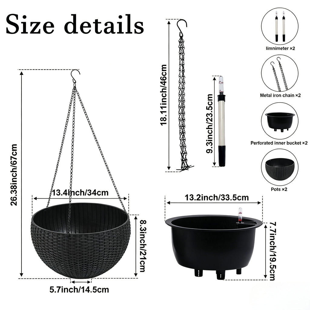 Self Watering Hanging Planter