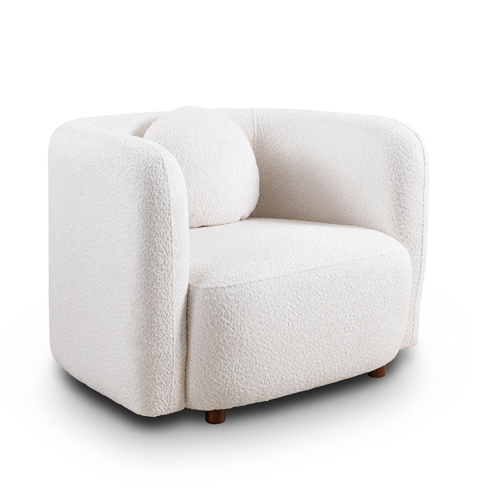 Japandi Style Accent Square Chair