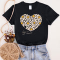 Love Is All Around Daisy Heart Floral Bouquet Vintage Valentine Design Graphic Tee