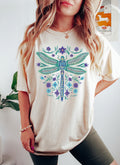 Dragonfly In Colors Comfort Colors Tee