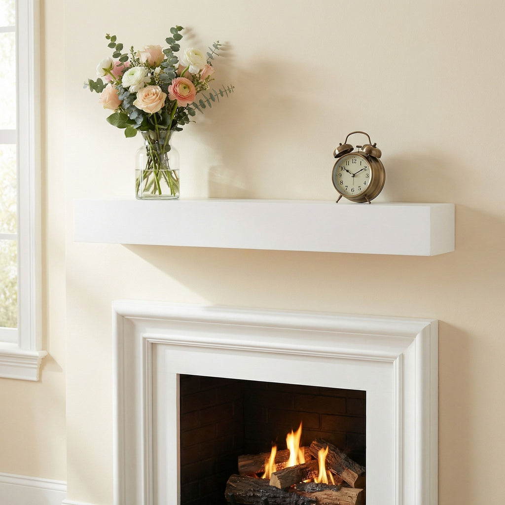 Fireplace Mantel Floating Shelf For Home Decor