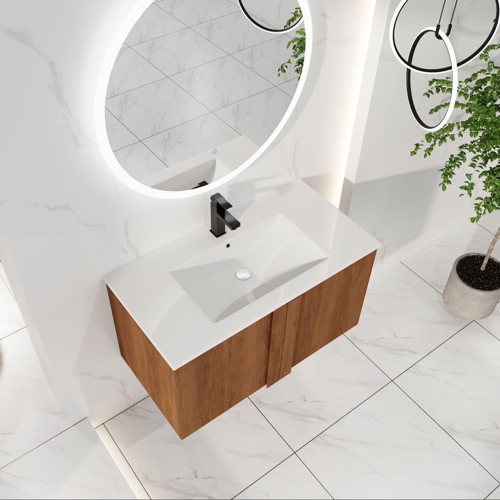Floating Bathroom Vanity With Sink Combo