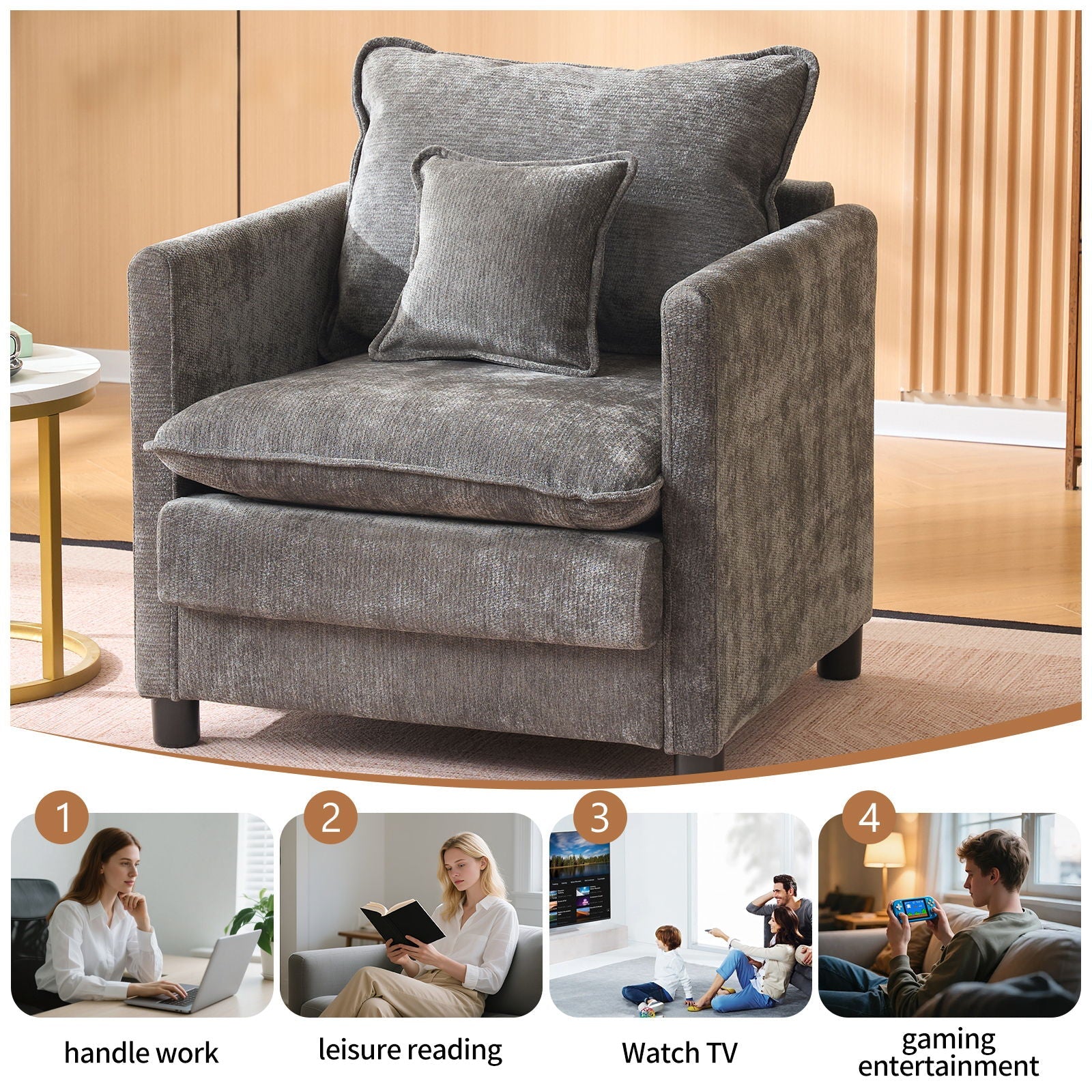Modern Reading Armchair