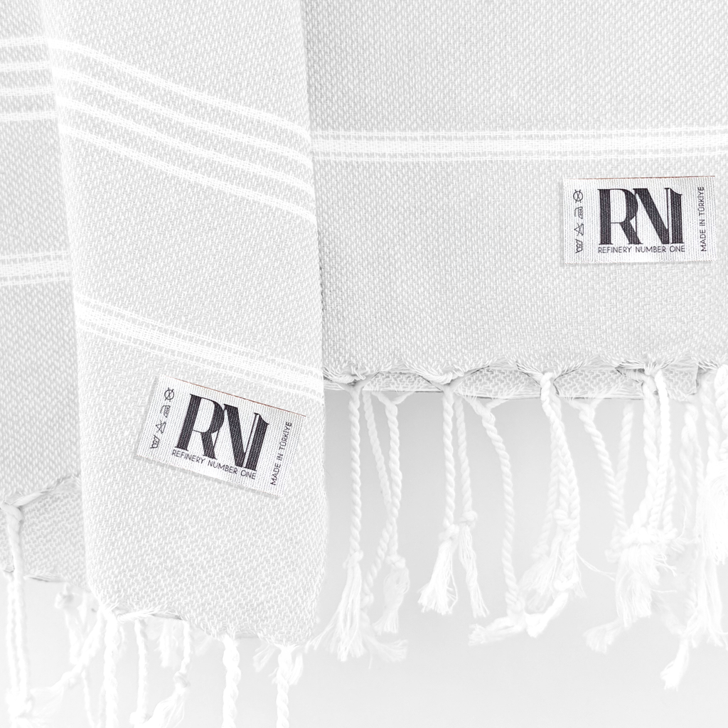 Istanbul Classic Turkish Hand Towel Set for Kitchen, Bath, Beach, Gym, Yoga and Travel