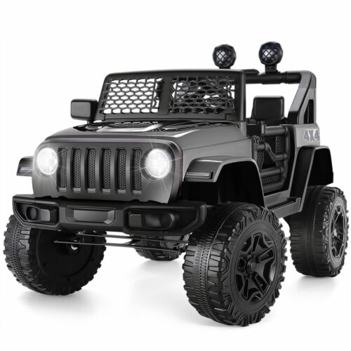 Electric 12V Battery-Powered Ride-On Car with Remote Control and MP3/USB Compatibility - Perfect Gift for Kids