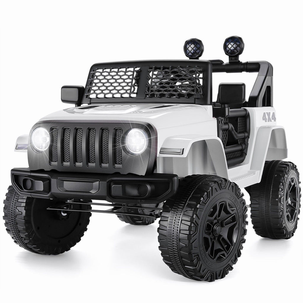 Electric Kids Ride On Car with 12V 7Ah Battery, 2 Seater Jeep with MP3 Player