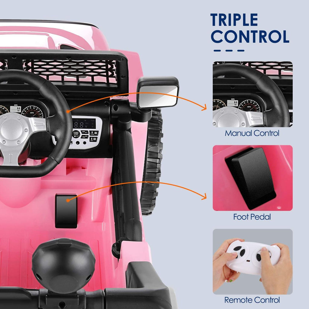 Electric Kids Ride On Car Truck with Remote Control and MP3 Player