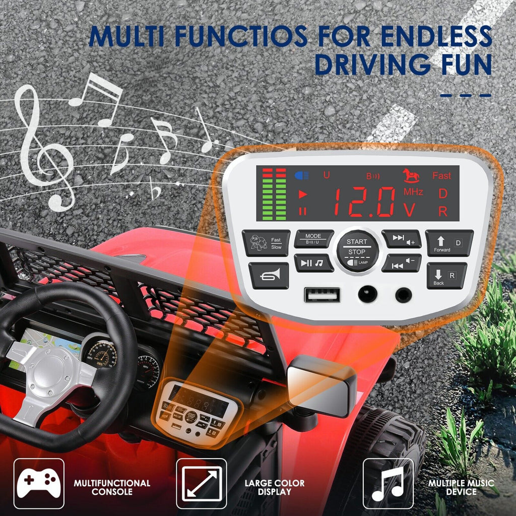 12V Battery Powered Electric Ride On Car with Remote Control and MP3 Player