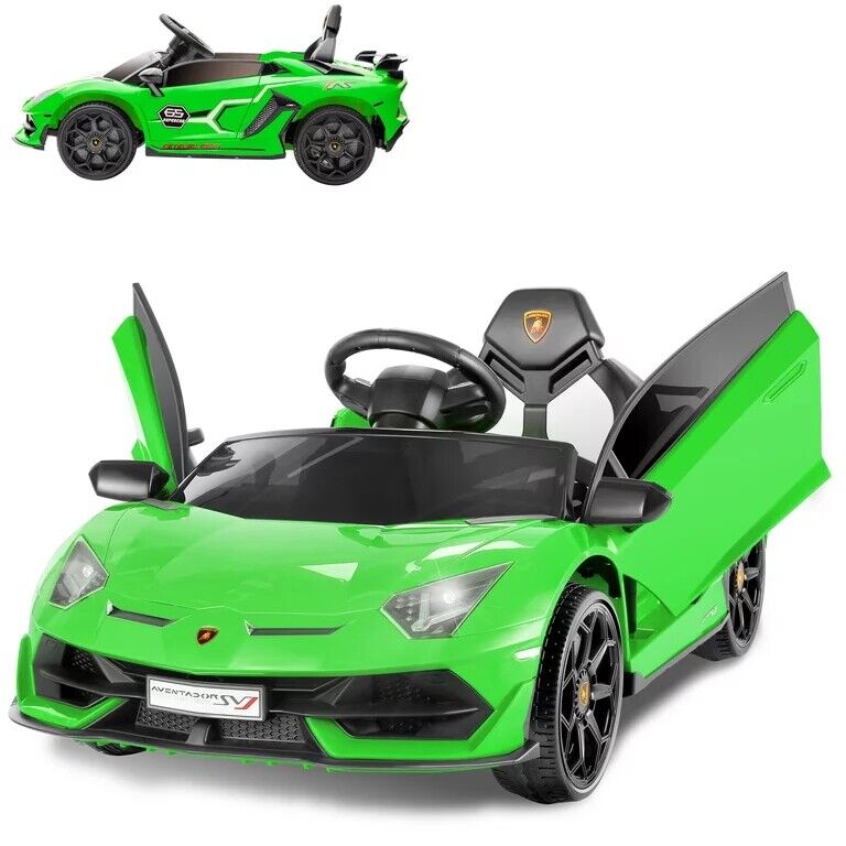 Licensed Lamborghini Electric Ride-On Car for Kids with Remote Control, MP3 and USB Connectivity