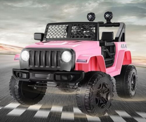 Electric Ride-On Car/Truck for Kids with MP3 Music and Remote Control - 12V with Lights - 76 Fun Features!