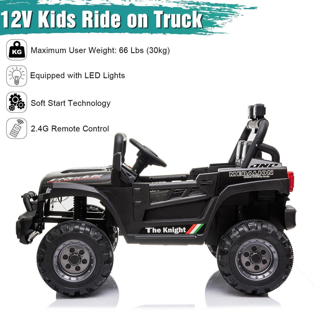 Electric Ride-On Truck for Kids with 3 Speeds and LED Lights - Perfect Gift for Young Drivers!