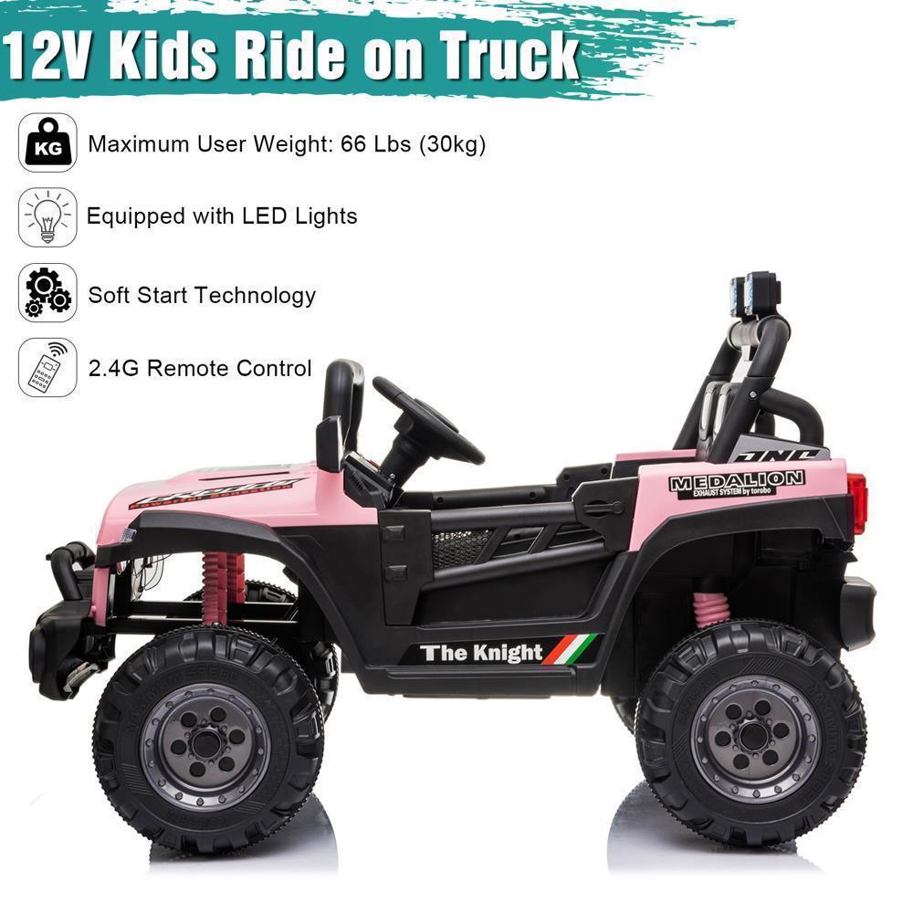 Electric Ride-On Truck for Kids with 3 Speeds and LED Lights - Perfect Gift for Young Drivers!