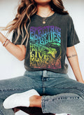 Electric Blues Festival Music Experience For True Festival Fans Comfort Colors Tee