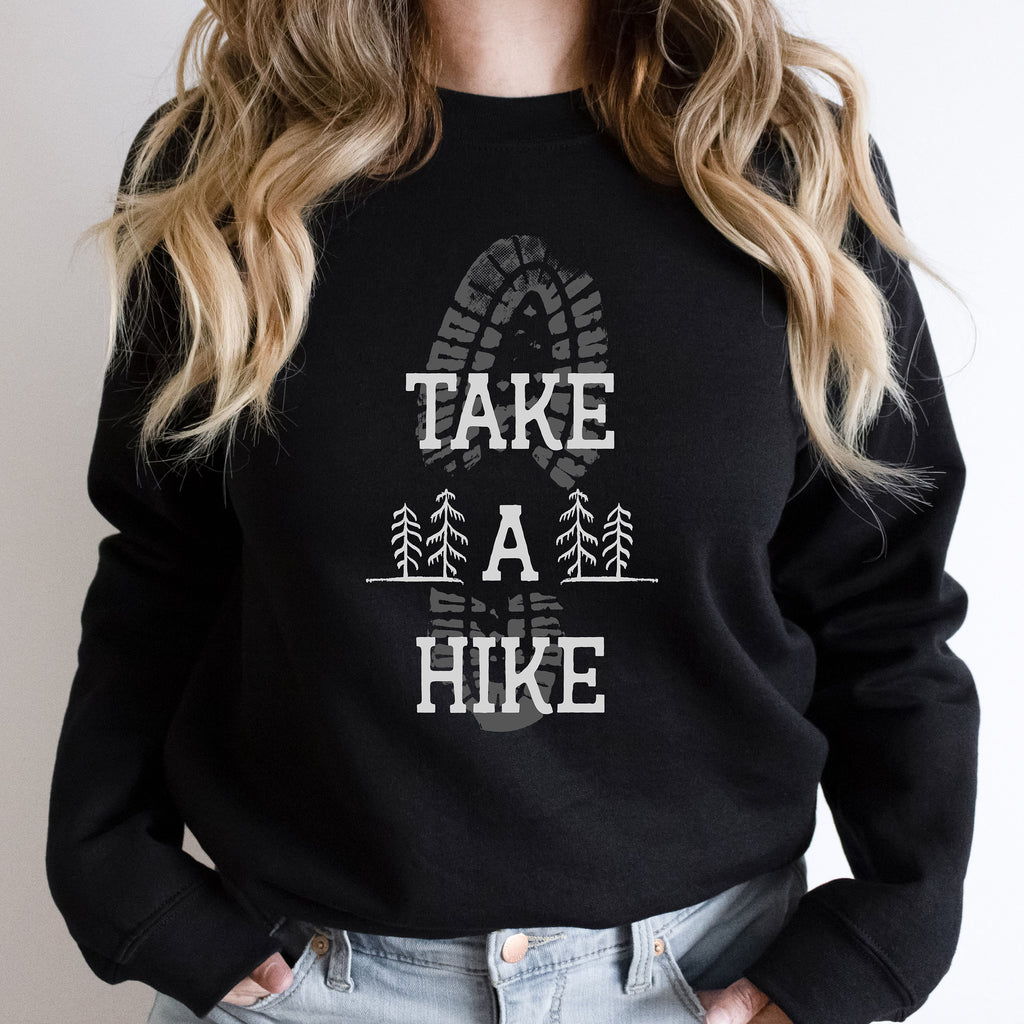 Take A Hike Adventure Graphic Sweatshirt For Outdoor Enthusiasts And Trail Lovers