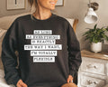 I'm Totally Flexible Sassy Bright Bold Statement For Everyday Style And Comfort Graphic Sweatshirt