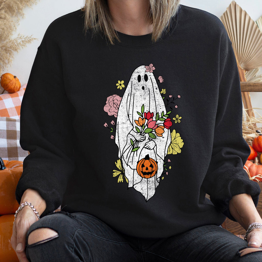 Ghost Bride Halloween Night Ghostly Portrait Spooky Graphic Limited Edition Sweatshirt