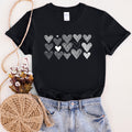 Heart Doodles Valentine Edition Hand Drawn Hearts And Hugs Artful Script Whimsical Illustrations Graphic Tee
