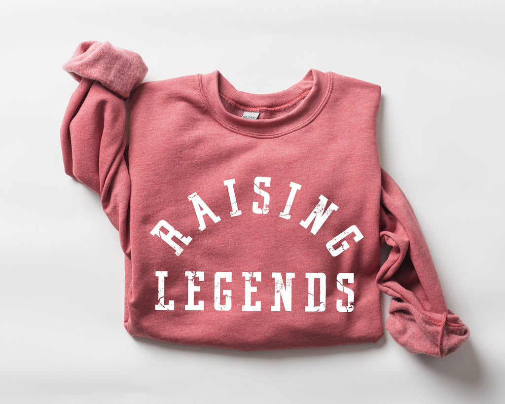 Raising Legends Mother's Day Sports Mom Coach Father's Day Celebration Edition Sweatshirt