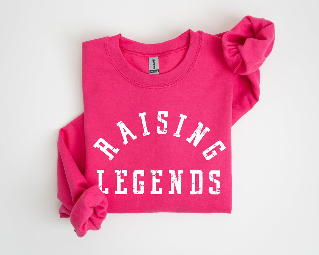 Raising Legends Mother's Day Sports Mom Coach Father's Day Celebration Edition Sweatshirt