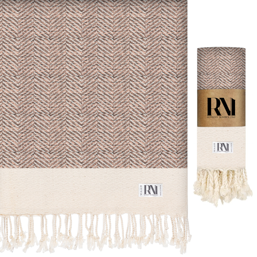 Herringbone Peshtemal Beach Bath Gym Yoga For Travel And Spa Use Quick Dry Turkish Towel