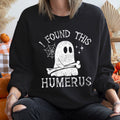 Humerus Ghost Vintage Halloween Haunting Night Graphic Edition Dark Wardrobe Sweatshirt