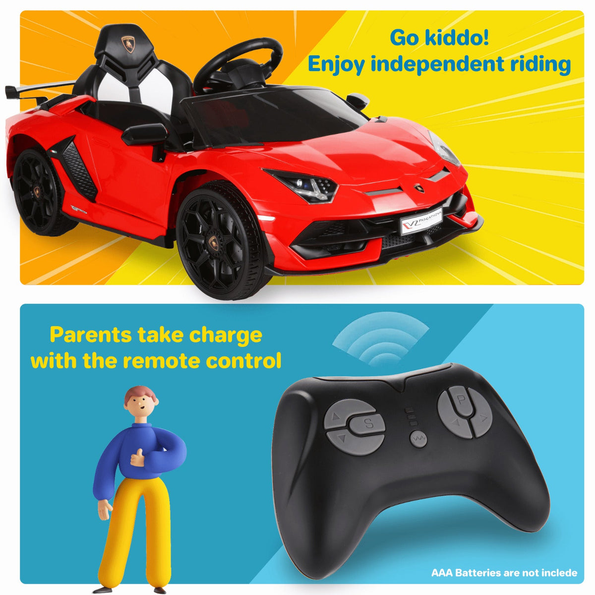 Electric Ride-On Truck for Kids with Remote Control, Music, and Lights - Perfect Gift