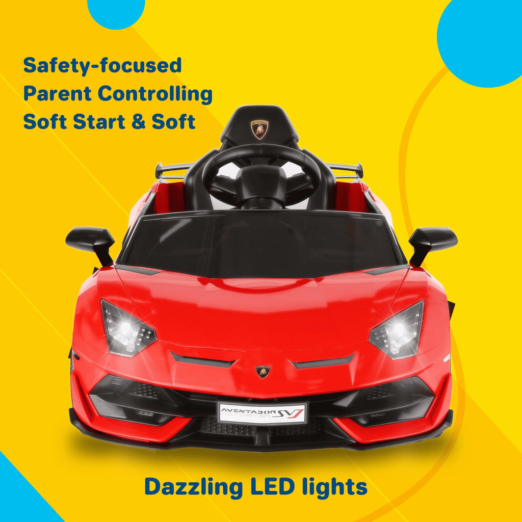 Premium 12V Ride-On Car for Kids with Remote Control, Lights, Music, and Openable Doors