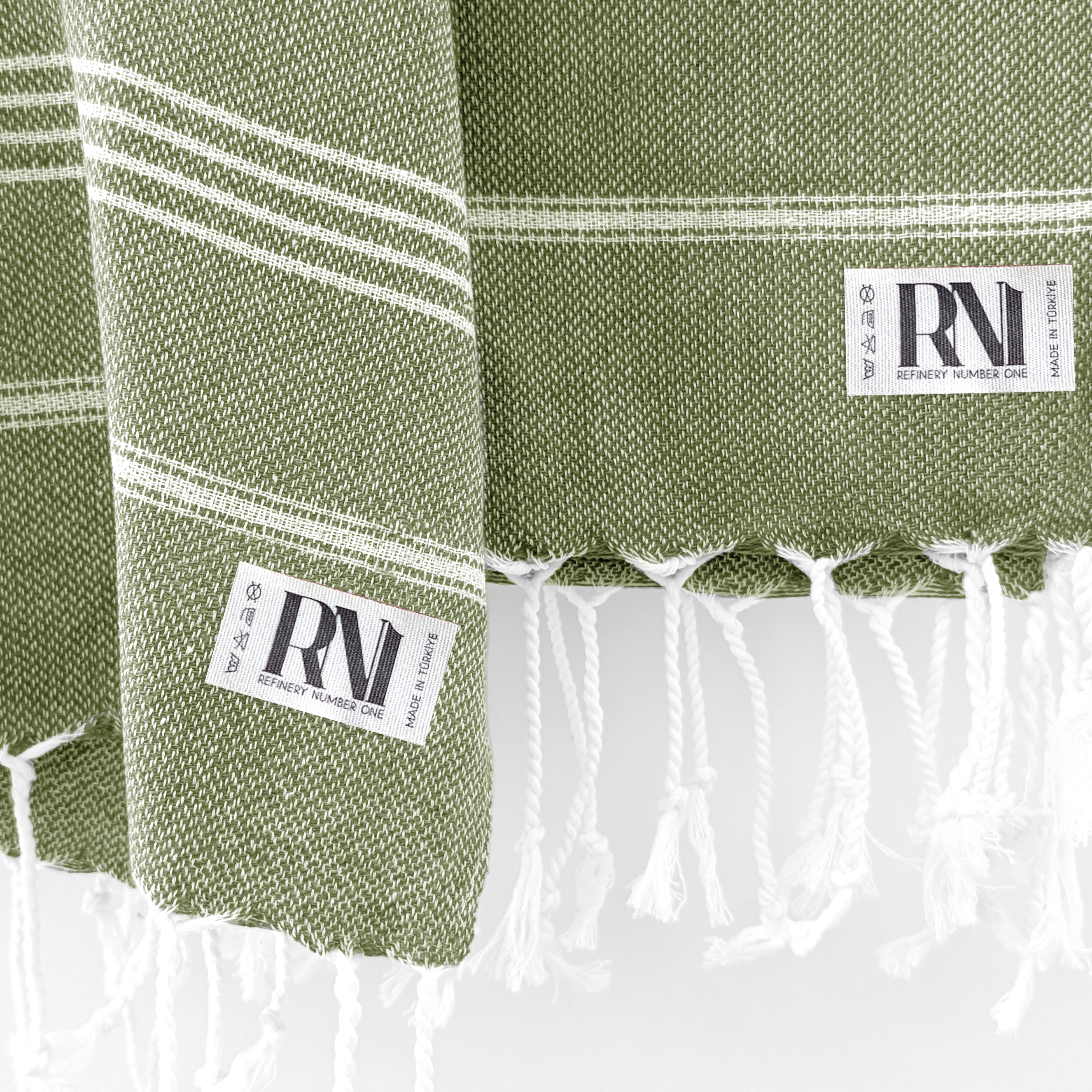 Istanbul Classic Turkish Hand Towel Set for Kitchen, Bath, Beach, Gym, Yoga and Travel