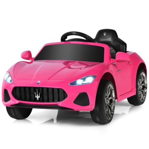Licensed 12V Maserati GranCabrio Kids Ride-On Car with Lights and Remote Control